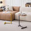 2 pièces, table d'appoint en forme de C brun, petit canapé pour petits espaces, salon, chambre à coucher-1136663833-1136663835