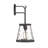 Caaliyah Metal Armed Sconce in Matte Black-84795910