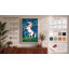 Rearing Horse in Stained Glass Geometric - Wrapped Canvas-1608051620-1608051601