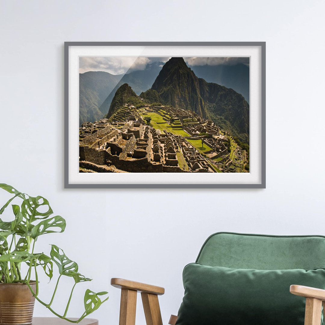 Gerahmtes Poster Machu Picchu