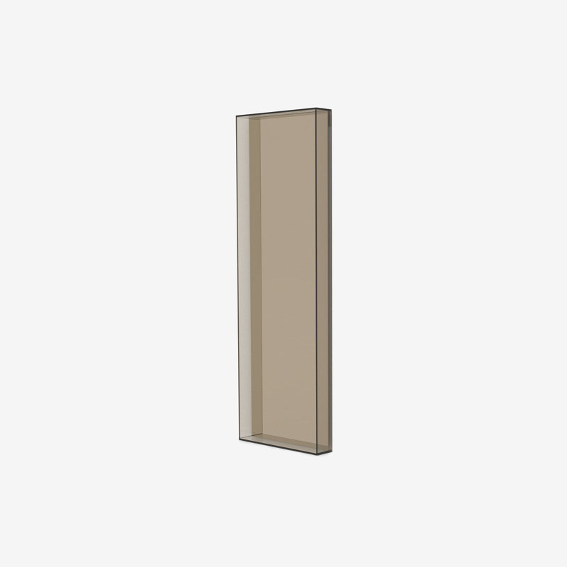 Lucent Rectangle Glass Wall Mirror, 29.53" x 20.87", Bronze