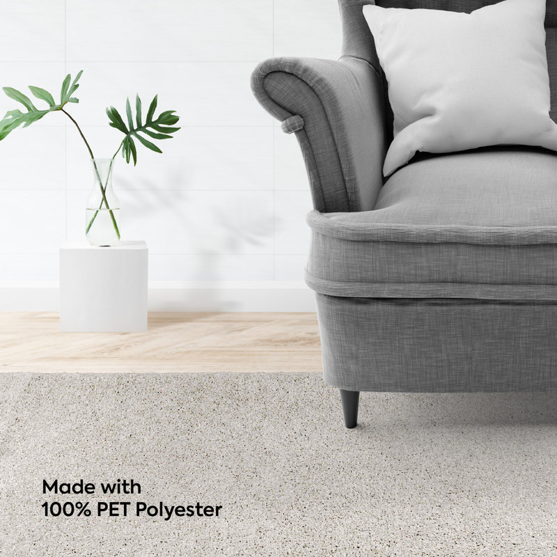 Tapis modernes de couleur unie pour animaux de compagnie et enfants, résistance aux taches et à la décoloration, chambre à coucher, salle de jeux et chambre d'enfant, événement, mariage, parfait pour le salon, la salle à manger, tapis Mentone blanc