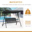 Balancelle 3 places recouverte-279437240
