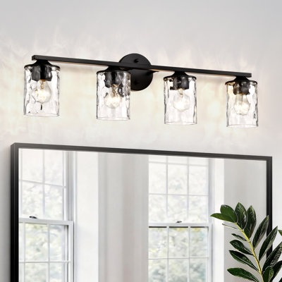 21.25" W 3-Light Dimmable Steel Vanity Light