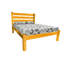 Cadre de lit double en bois massif-123820510