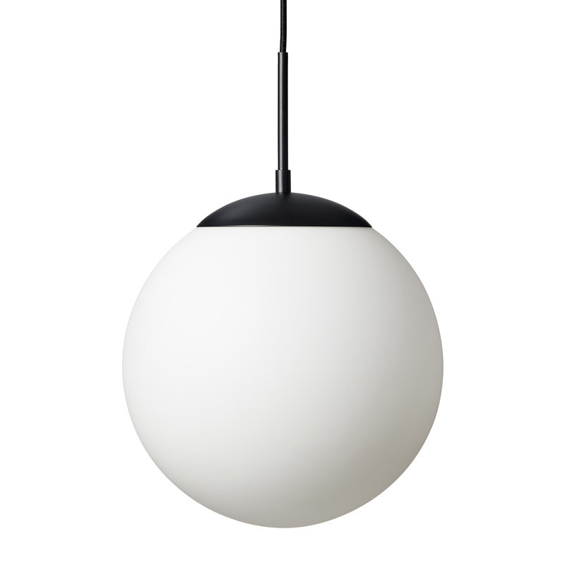 Herrera 1 - Light Sphere Pendant, 30cm H x 30cm W x 30cm D, Black