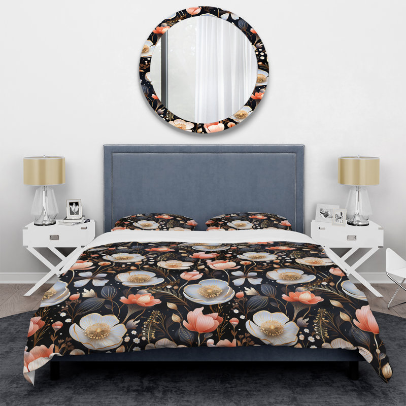 Ensemble de housse de couette Divine Dreams, Housse de couette pour grand lit et 2 taies décor