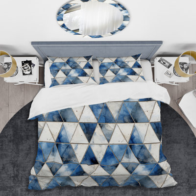 Literie Rustic Cobalt Triangle Symphony I