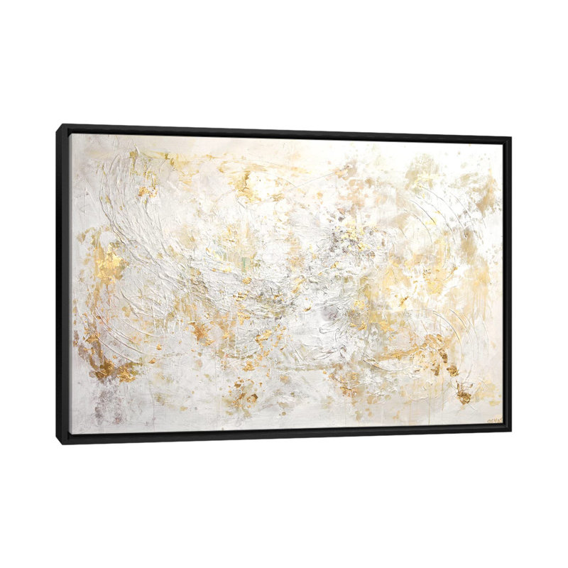 «White Flex» par Swiger Osnat Tzadok, reproduction sur toile, H 18 po x l 26 po x P 1,5 po, Toile avec cadre noir