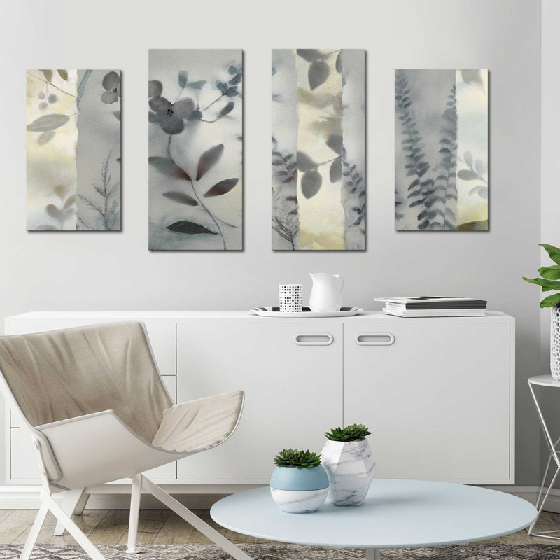 « natural impression », reproduction de peinture à l’acrylique à multiples images sur toile, H 38 po x l 72 po x P 1,5 po