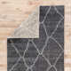 Rowan Geometric Hand-Loomed Black/White Rug