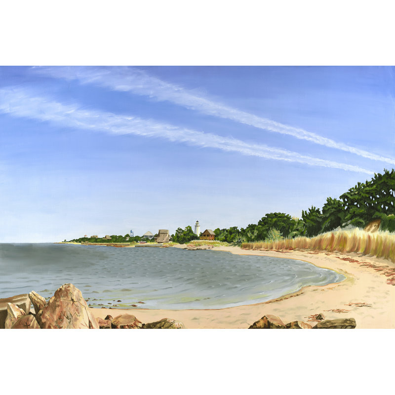 Contrails I 1 Piece Wrapped Canvas Painting, 51cm H x 76cm W x 3.8cm D