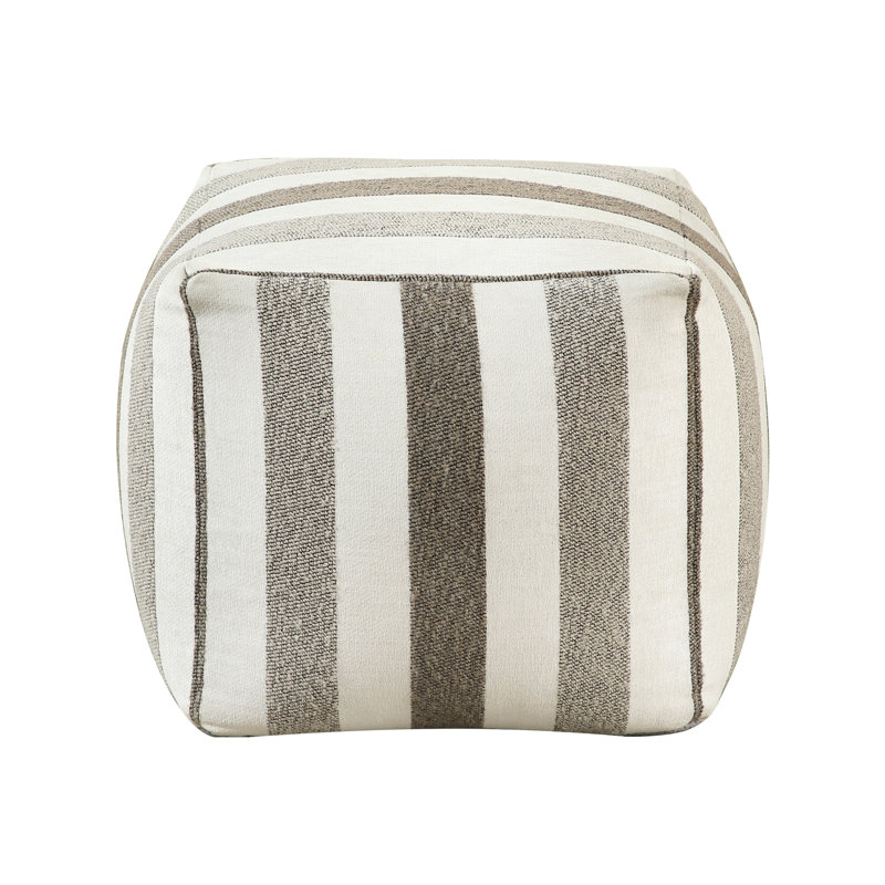 Multi-color Floor Pouf - Fabric Upholstered, Modern Square With Upholstery Non-slip For Sitting