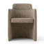 Fauteuil de salle à manger rembourré d'une hauteur de 18,5 po-2024016569
