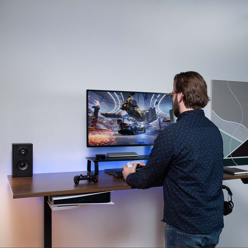 2-in-1 (Wall & Desk) Mount Designed for PS5 + 2 Controller Mounts