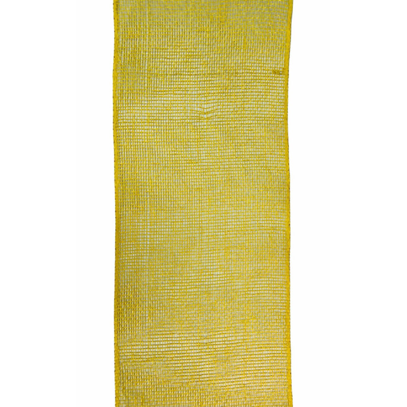 Ruban en toile de jute, Jaune