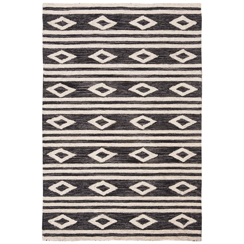 Vedika Hand Tufted Wool Southwestern Rug, Rectangle 2' x 3'
