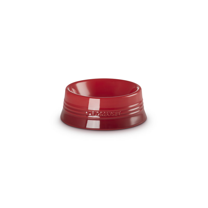Le Creuset Stoneware Medium Pet Bowl, Red