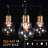 65" 3-Light Industrial Tree Floor Lamp