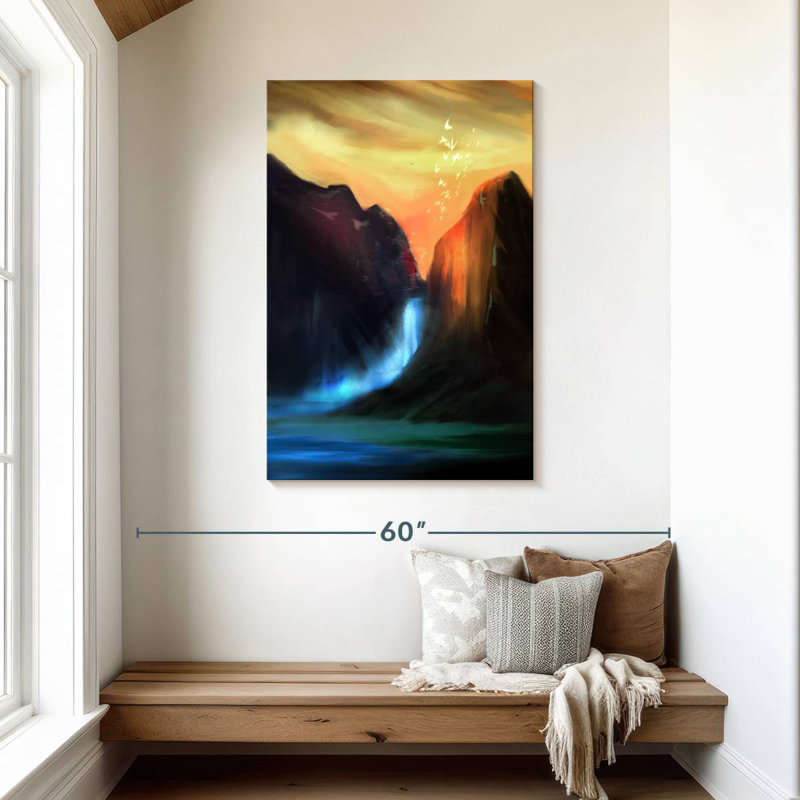 Cascade d'Alvord, H 45 po x l 30 po
