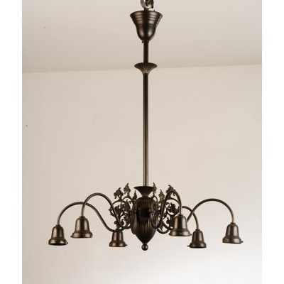 Schoolhouse & Early Electric 6 - Light Chandelier