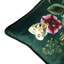 Midnight Garden Bird Velvet Piped Cushion Cover