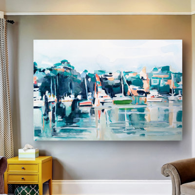 «Watercolor Bay II», reproduction sur toile