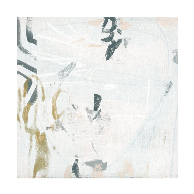 "Serif I" sur toile, H 18 po x l 18 po