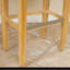 Tabouret de bar en bois massif de conception classique, coussin confortable avec garniture cloutée élégante-450184079-450184077
