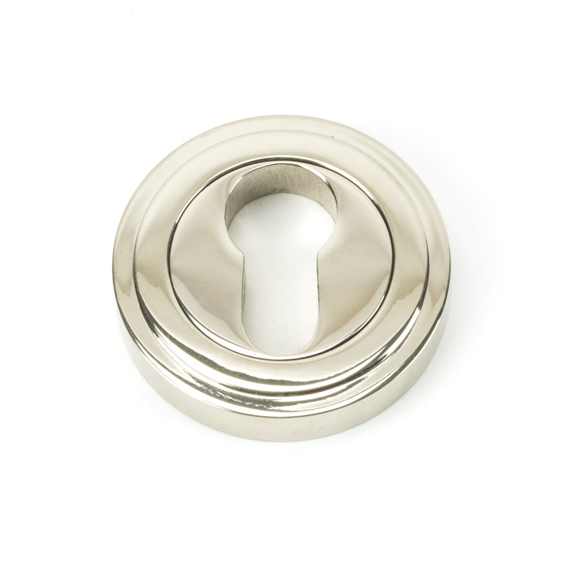 Euro Escutcheon Door Accessory, Polished Nickel