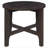 Mavis Dark Brown Round Solid Wood End Table