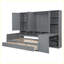 Lit de jour moderne en bois avec trois tiroirs, armoire tout-en-un, bureau et tablettes-1312149081-1312149084