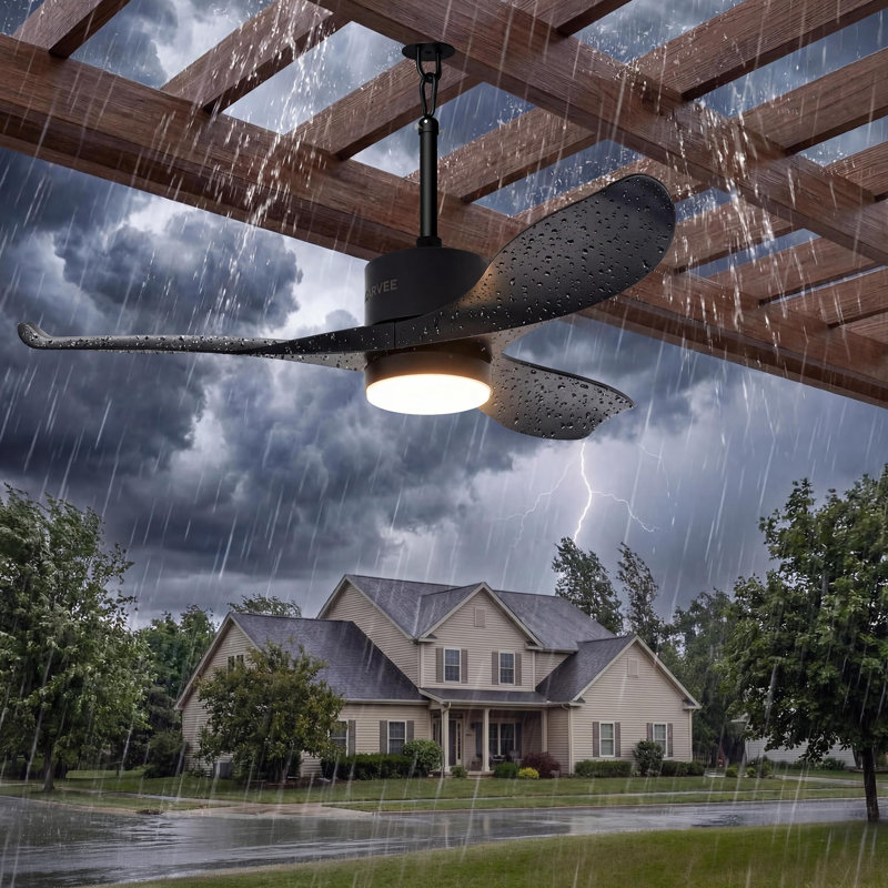 42" Outdoor Ceiling Fans with Lights