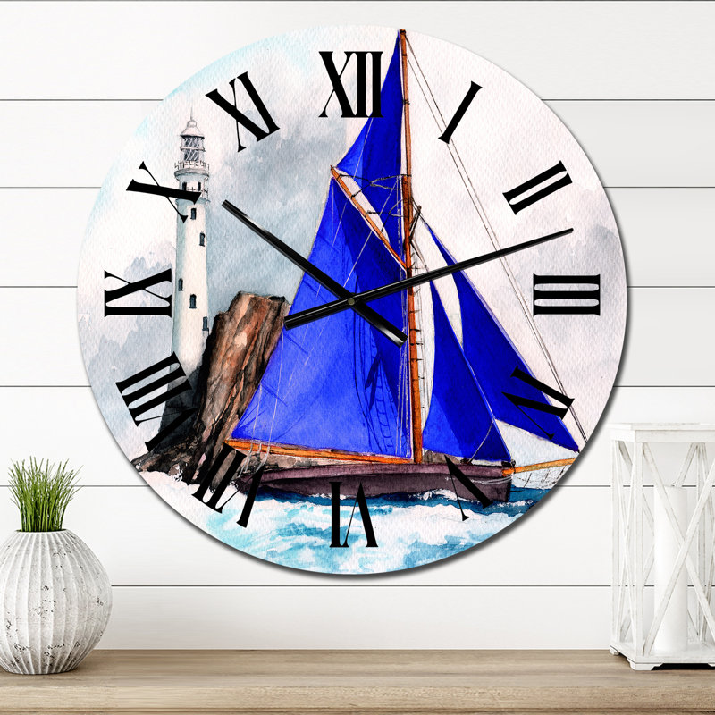 Horloge murale nautique et côtière, Moyen