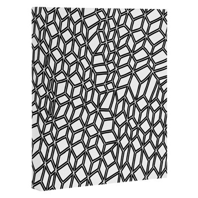 « inversed compression », impression sur toile tendue