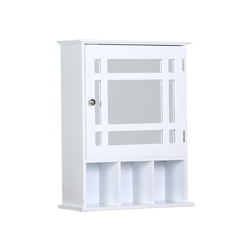 One Door Bathroom Cabinet Bathroom Cabinet, White
