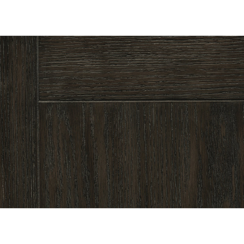 Table de chevet Classic 2 avec café et teintes de gris antique dans une décoration rustique, Café / gris antique