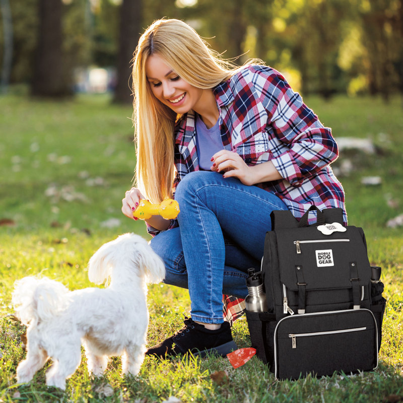Mobile Dog Gear Ultimate Week Away Backpack, Black