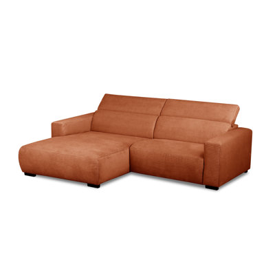 Almontiser Cozzy Reclining Corner Sofa in Curdouy Velvet Fabric