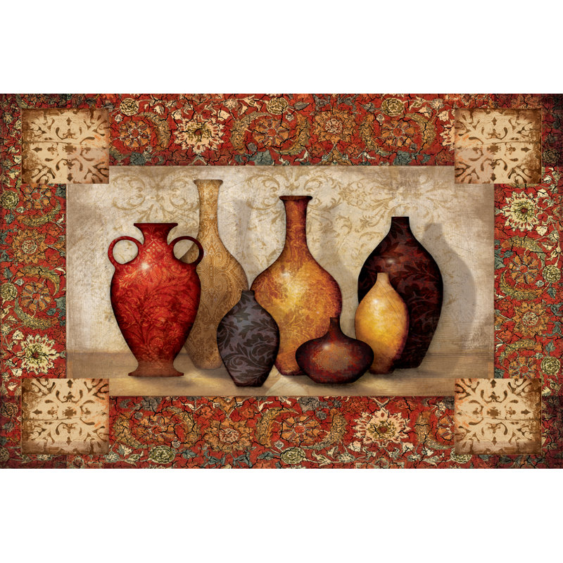 Pots Galore - Wrapped Canvas Painting, 30cm H x 46cm W x 3.8cm D