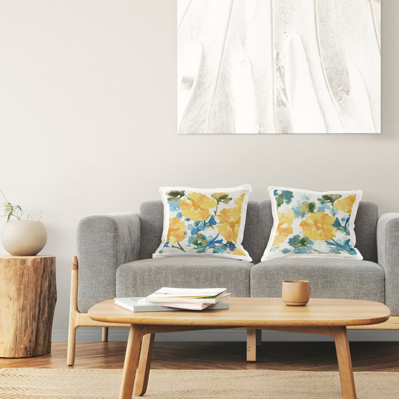Floral Throw Pillow