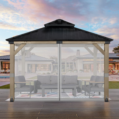 Moustiquaire pour pavillon de jardin Aoodor