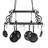 Neo Metal Handcrafted Oval Hanging Pot Rack