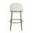 Urbina Modern Glam Forged Iron Bar Stool with Hammered Metal Legs-124279733
