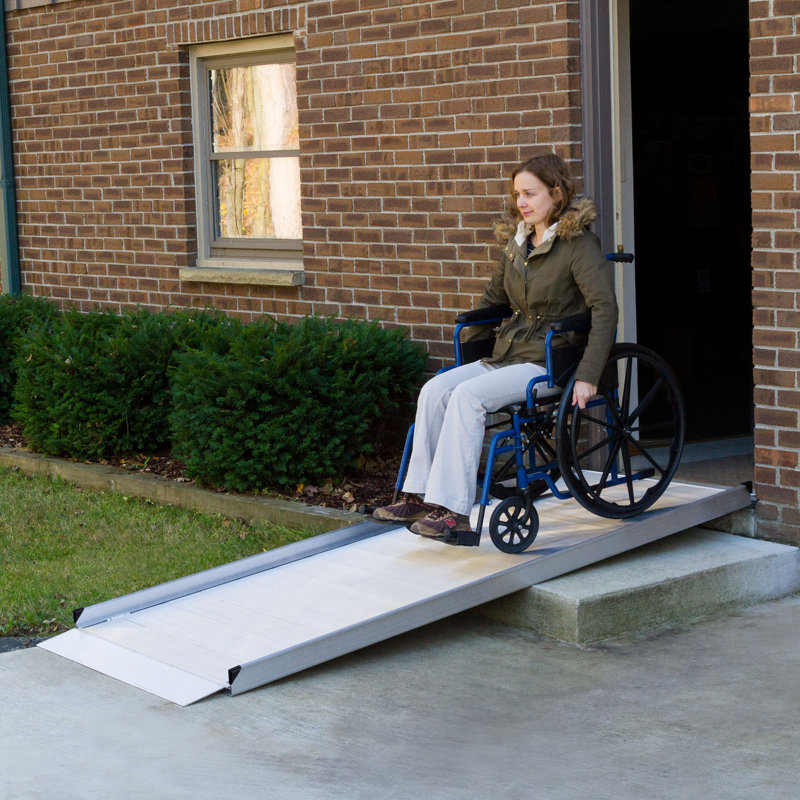Silver Spring Metal Modular Ramp, 8" H x 36" W x 96" L