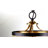 Sessoms 1 - Light Black/Brass Gold Pendant