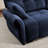 Chenille Upholstered 2-Seater Sectional Sofa With Ottoman-1342498984