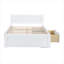 Lit plateforme double avec tiroir et deux tablettes-2083112030