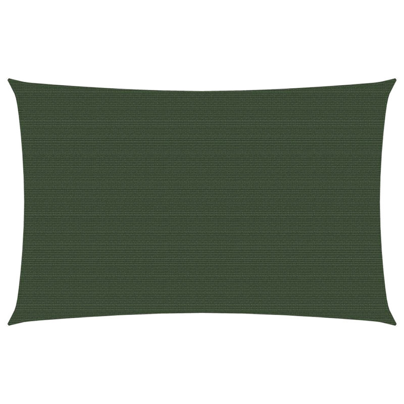 Castres 4.5m x 2m Rectangular Shade Sail, Dark Green