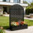 Arched Decorative Privacy Screen With Planter Box/ 70.87" Tall Metal Freestanding Fence Planter/ 46.8"×15.75"×11.81" Planter Box For Patio Balcony Backyard-623557113
